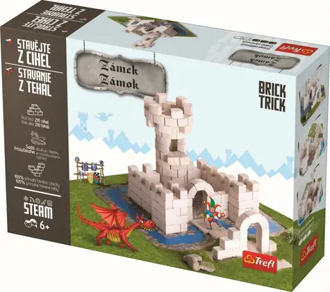 Trefl - Stavebnice - BRICK TRICK Zámek M / 210 dílů / věk 6+