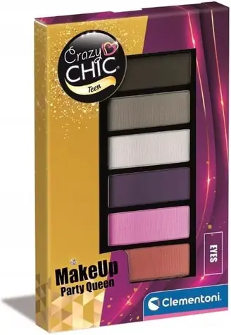 Clementoni Crazy CHIC Teen: MakeUp Eyes Party Queen / od 6 let
