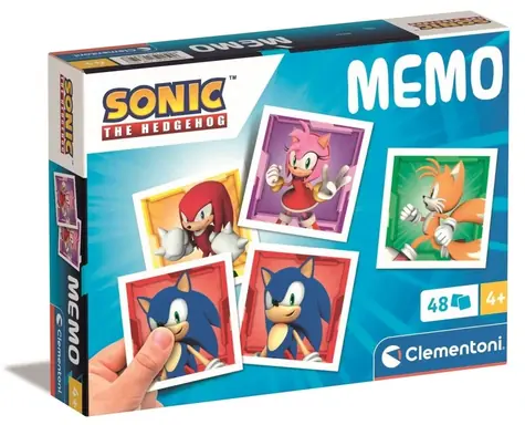 Clementoni Pexeso Sonic / 20 minut / 2-4 hráči / od 4 let