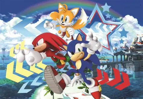Clementoni PUZZLE Sonic / 180 dílků / od 6 let