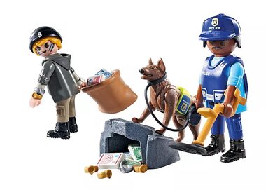 Playmobil® Action Heroes 71731 Policejní pátrání se psem / Počet dílků: 27 / od 4 let