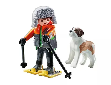 Playmobil® My Life 71741 Turista s bernardýnem / Počet dílků: 8 / od 4 let