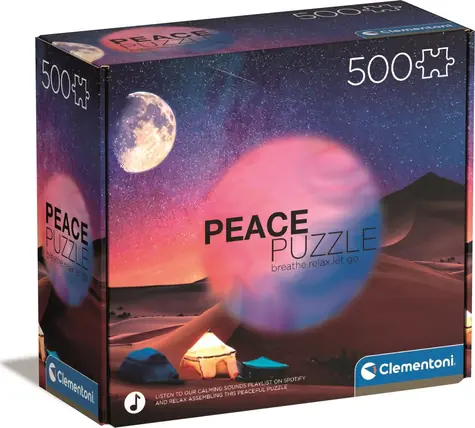 Clementoni Peace PUZZLE: Hvězdná noc / 500 dílků / od 10 let