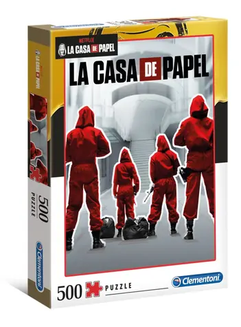 Clementoni PUZZLE Netflix: Papírový dům / 500 dílků / od 14 let