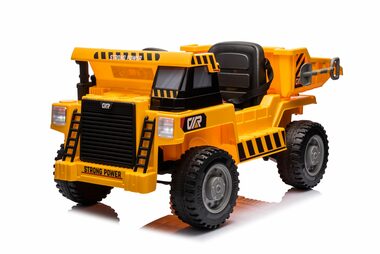 Eljet Dětské elektrické auto sklápěč žlutá / 50W / rychlost 2-4km/h / nosnost 30kg