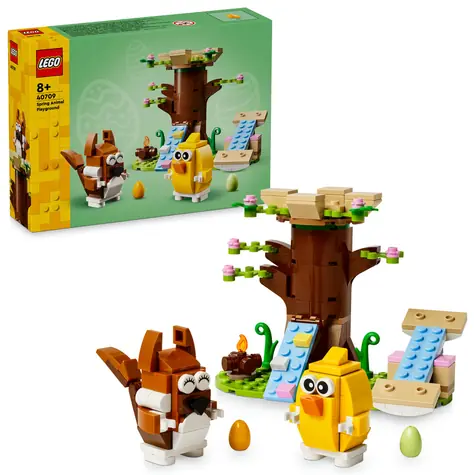 LEGO® Iconic 40709 Jarní hřiště pro zvířátka / Počet dílků: 172 / od 8 let
