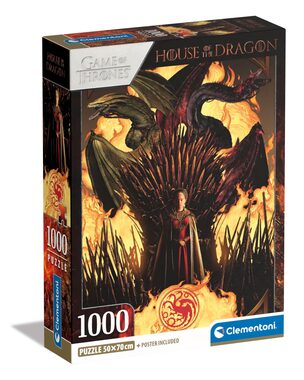 Clementoni PUZZLE Rod draka: Rhaenyra Targaryen / 1000 dílků / od 10 let