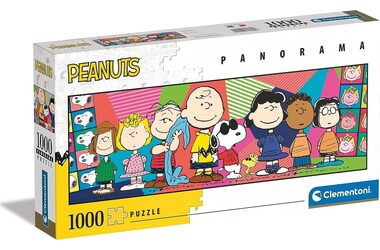 Clementoni Panoramatické PUZZLE Peanuts / 1000 dílků / od 10 let