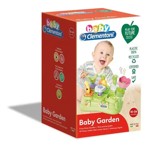 Clementoni BABY Vkládačka Barevná zahrada (Play For Future) / od 10 měsíců