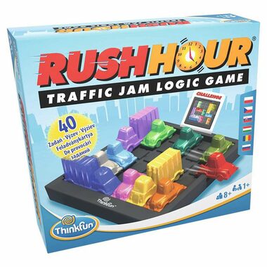 ThinkFun Rush Hour / Délka hry: 10-120 minut / Počet hráčů: 1 / od 8 let