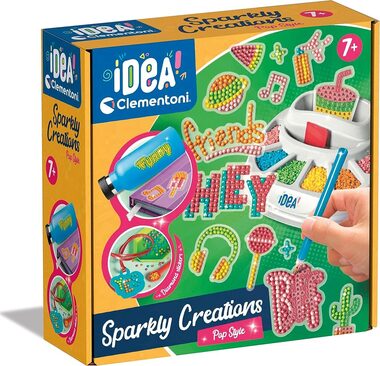 Clementoni IDEA Sparkly Creations Diamantové malování: Popový styl / od 7 let 