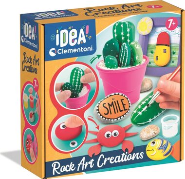 Clementoni IDEA Kreativní sada Zdobení kamenů / od 7 let 