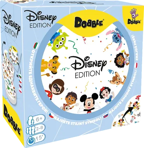 Asmodee Dobble Disney / Délka hry: 15 minut / Počet hráčů: 2-8 / od 6 let