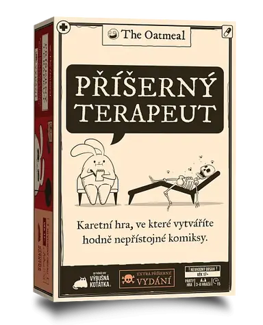 Asmodee Příšerný terapeut / Délka hry: 15 minut / Počet hráčů: 3-8 / od 17 let