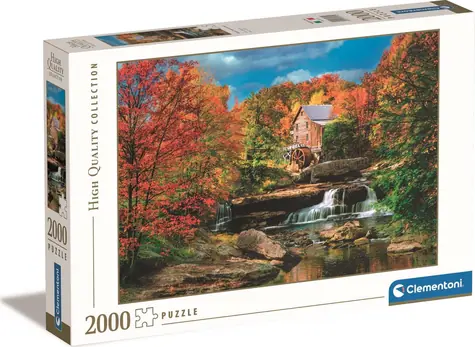 Clementoni PUZZLE Mlýn Glade Creek / 2000 dílků / od 15 let