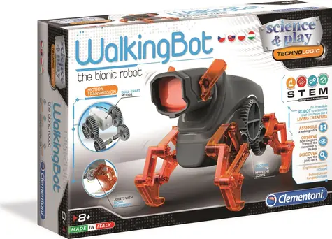 Clementoni Science&Play TechnoLogic: WalkingBot - bionický robot / od 8 let