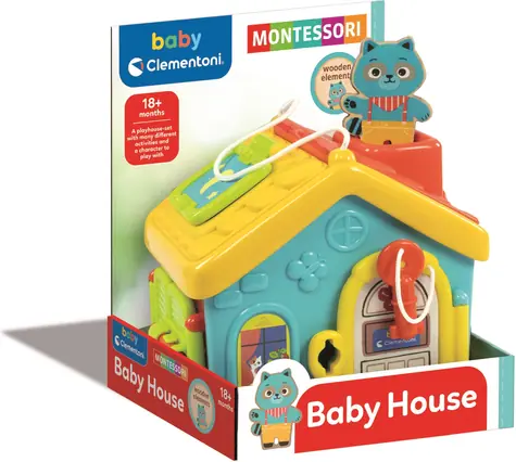 Clementoni BABY Montessori domeček / od 18 měsíců
