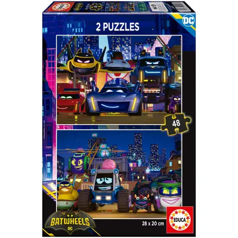 EDUCA Puzzle Batwheels / 2x48 dílků / od 4 let
