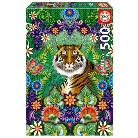 EDUCA Puzzle Bengálský tygr / 500 dílků / od 11 let