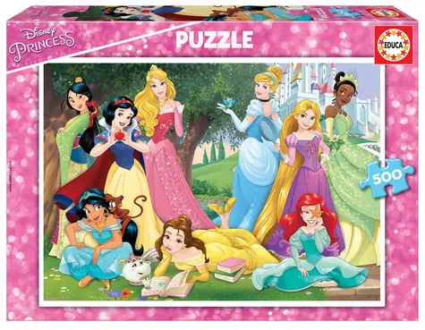 EDUCA Puzzle Disney Princezny / 500 dílků / od 10 let
