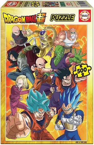 EDUCA Puzzle Dragon Ball Super / 500 dílků / od 10 let 
