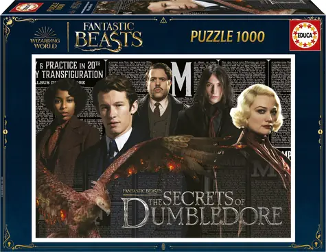 EDUCA Puzzle Fantastická zvířata: Brumbálova tajemství / 1000 dílků / od 14 let 