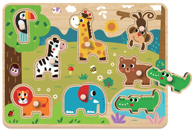 2Kids Toys Puzzle Safari / od 18 měsíců