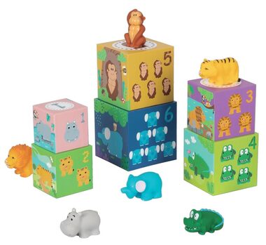 2Kids Toys Kostky se zvířátky Safari / od 12 měsíců