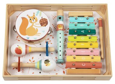 2Kids Toys Hudební set Lesní zvířátka / od 18 měsíců