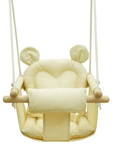 2Kids Toys Houpačka Medvídek béžová / od 6 měsíců