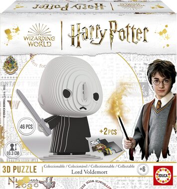 EDUCA 3D puzzle Harry Potter: Lord Voldemort / 46 dílků / od 6 let