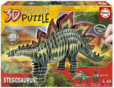 EDUCA 3D puzzle Stegosaurus / 89 dílků / od 6 let 