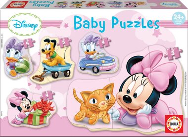 EDUCA Baby puzzle Minnie 5v1 (3-5 dílků) / 20 dílků / od 2 let