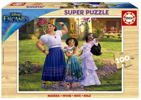 EDUCA Dřevěné puzzle Encanto / 100 dílků / od 6 let