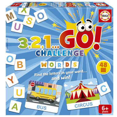 EDUCA Hra 3,2,1… GO! Challenge Slova (anglicky) / 150 dílků / od 6 let