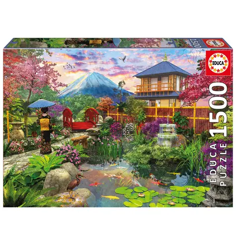 EDUCA Puzzle Japonská zahrada / 1500 dílků / od 14 let