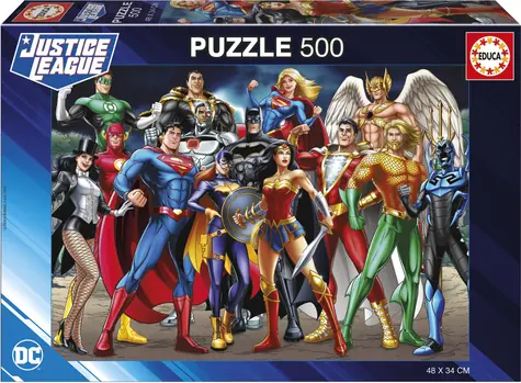 EDUCA Puzzle Liga spravedlnosti / 500 dílků / od 11 let