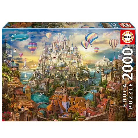 EDUCA Puzzle Město snů / 2000 dílků / od 14 let