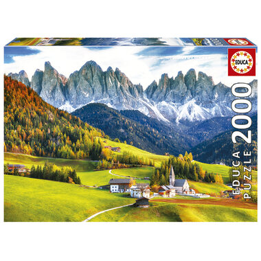 EDUCA Puzzle Podzim v Dolomitech / 2000 dílků / od 14 let 