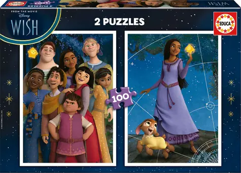 EDUCA Puzzle Přání / 2x100 dílků / od 6 let