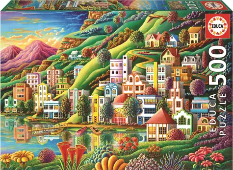 EDUCA Puzzle Skrytý přístav / 500 dílků / od 11 let
