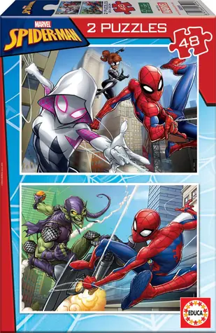EDUCA Puzzle Spiderman / 2x48 dílků / od 3 let 