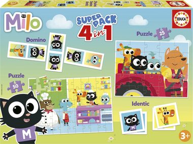 EDUCA Soubor her Milo 4v1 / od 3 let