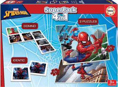 EDUCA Soubor her Spiderman 4v1 / od 3 let