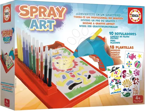 EDUCA Spray Art - kreativní sada / od 4 let