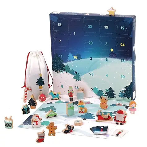 Vilac Adventní kalendář Hmatej a najdi / od 2 let
