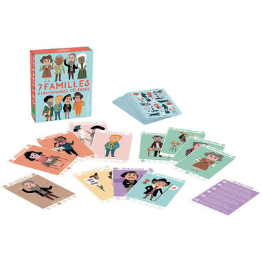 Vilac Karetní hra 7 rodin slavné osobnosti / od 4 let
