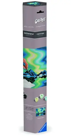 Ravensburger Creart Polární záře / Malování na plátno / od 8 let