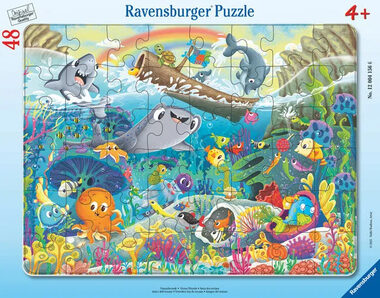Ravensburger Puzzle: Přátelé z oceánu / 48 dílků / od 4 let 