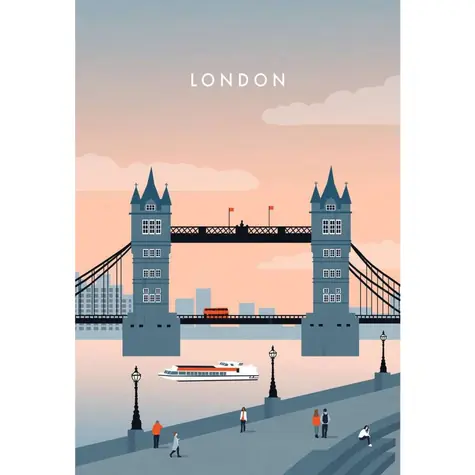 Ravensburger Puzzle: Londýn / 99 dílků / od 12 let 